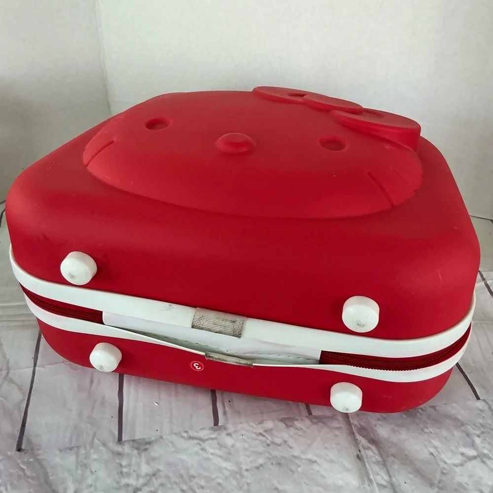 PINK Hello Kitty Travel Cosmetic Case Box Beauty Makeup Case Bag Organizer - Picture 7 of 11